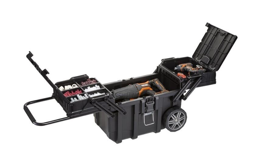 Tööriistakast ratastel Cantilever Mobile Cart Job Box цена и информация | Tööriistakastid, tööriistahoidjad | kaup24.ee