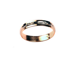 Обручальное золотое кольцо с алмазной гранью, 18 мм, 440 903 180 цена и информация | Кольцо | kaup24.ee