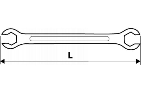 Silmusvõti avatud 11x13mm цена и информация | Käsitööriistad | kaup24.ee