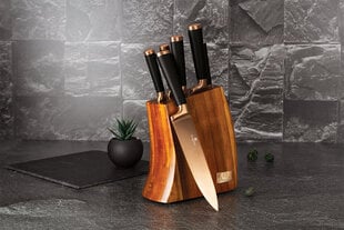 Berlinger Haus набор ножей с подставкой « BH 2479 Rose Gold», 5 шт. цена и информация | Подставка для ножей Tescoma Woody, 21 см | kaup24.ee
