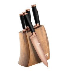 Nugakomplekt koos alusega "Berlingerhaus BH 2479 Rose Gold" 5 tk. цена и информация | Ножи и аксессуары для них | kaup24.ee