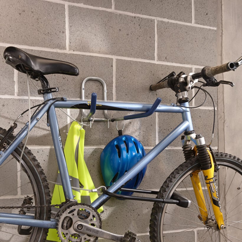 Seinale kinnitatav kokkupandav kronstein jalgratta jaoks Mottez hind ja info | Muud jalgratta tarvikud | kaup24.ee
