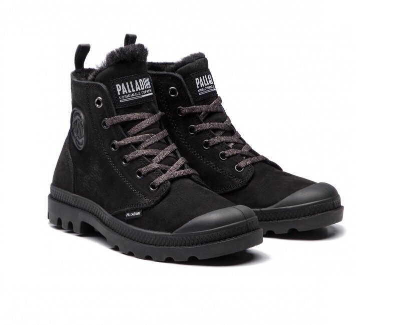 Naiste saapad Palladium Pampa Hi Zip WL, must цена и информация | Naiste saapad | kaup24.ee