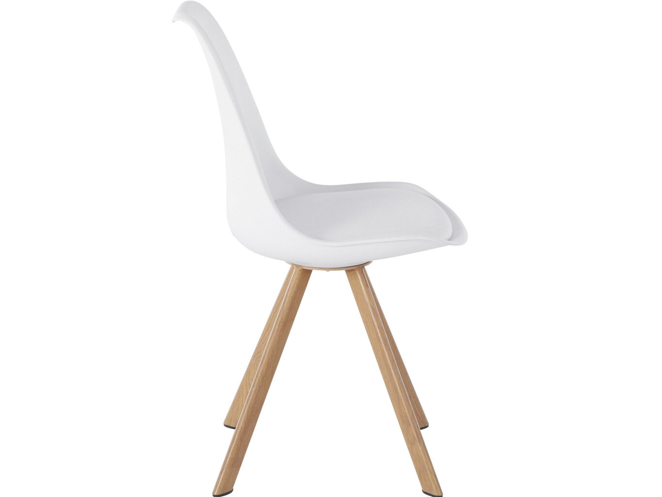 2-tooli komplekt Notio Living Lecce, valge цена и информация | Söögilaua toolid, köögitoolid | kaup24.ee