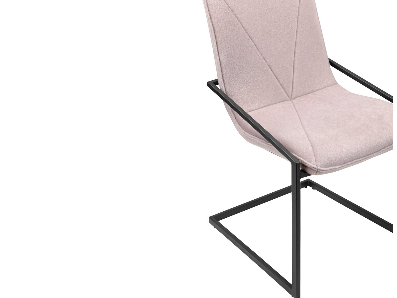 2-tooli komplekt Notio Living Virtu, roosa цена и информация | Söögitoolid, baaritoolid | kaup24.ee