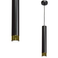 Milagro подвесной светильник Dani Black/Gold цена и информация | Потолочный светильник, 38 x 38 x 24 см | kaup24.ee