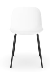 2-tooli komplekt Notio Living Orca, valge/must hind ja info | Söögitoolid, baaritoolid | kaup24.ee
