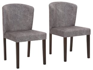 2-tooli komplekt Notio Living Jefferson, helepruun hind ja info | Söögilaua toolid, köögitoolid | kaup24.ee