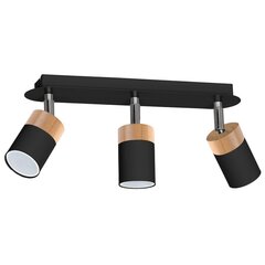 Milagro потолочный светильник Joker Black/Wood цена и информация | Потолочные светильники | kaup24.ee
