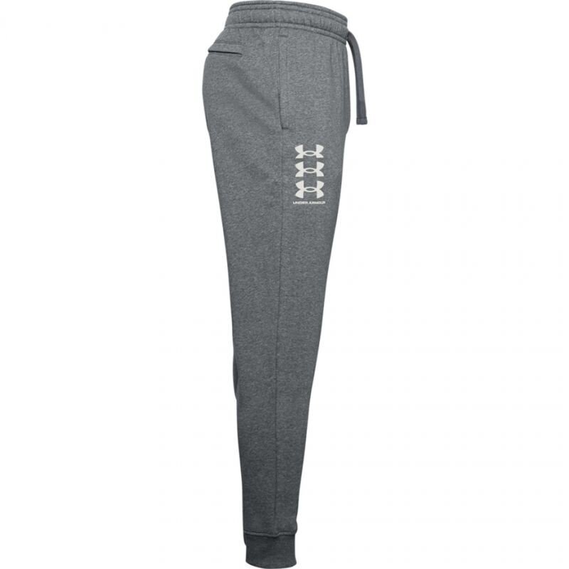 Meeste dressipüksid Under Armor Rival Fleece 3Logo Jogger Pants M 1357 131 012, halliid hind ja info | Meeste spordiriided | kaup24.ee