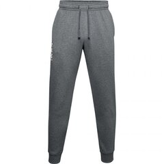 Meeste dressipüksid Under Armor Rival Fleece 3Logo Jogger Pants M 1357 131 012, halliid цена и информация | Мужская спортивная одежда | kaup24.ee