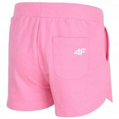 Tüdrukute lühikesed püksid 4F Jr HJL20 JSKDD001A 54S, roosad hind ja info | Tüdrukute lühikesed püksid | kaup24.ee