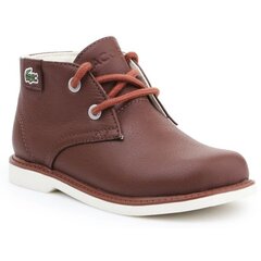 Ботинки детские Lacoste Sherbrook HI SB SPC Jr 7-30SPC201177T, коричневые цена и информация | Детские сапоги | kaup24.ee