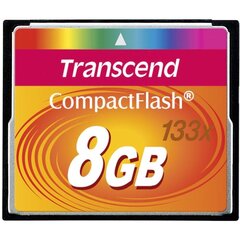 Transcend 8GB CF цена и информация | Карты памяти для фотоаппаратов, камер | kaup24.ee