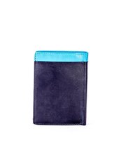 черно-синий кожаный мужской кошелек цена и информация | Мужские кошельки | kaup24.ee