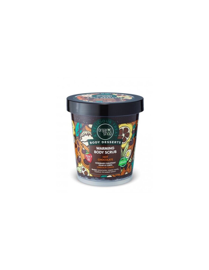 Soojendav kehakoorija Organic Shop Body Desserts Hot Chocolate 450 ml hind ja info | Kehakoorijad | kaup24.ee