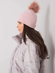 Heleroosa talvemüts tutiga Universalus hind ja info | Naiste mütsid ja peapaelad | kaup24.ee