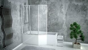 Акриловая ванна Piramida Integra + стена из стекла цена и информация | Ванны | kaup24.ee