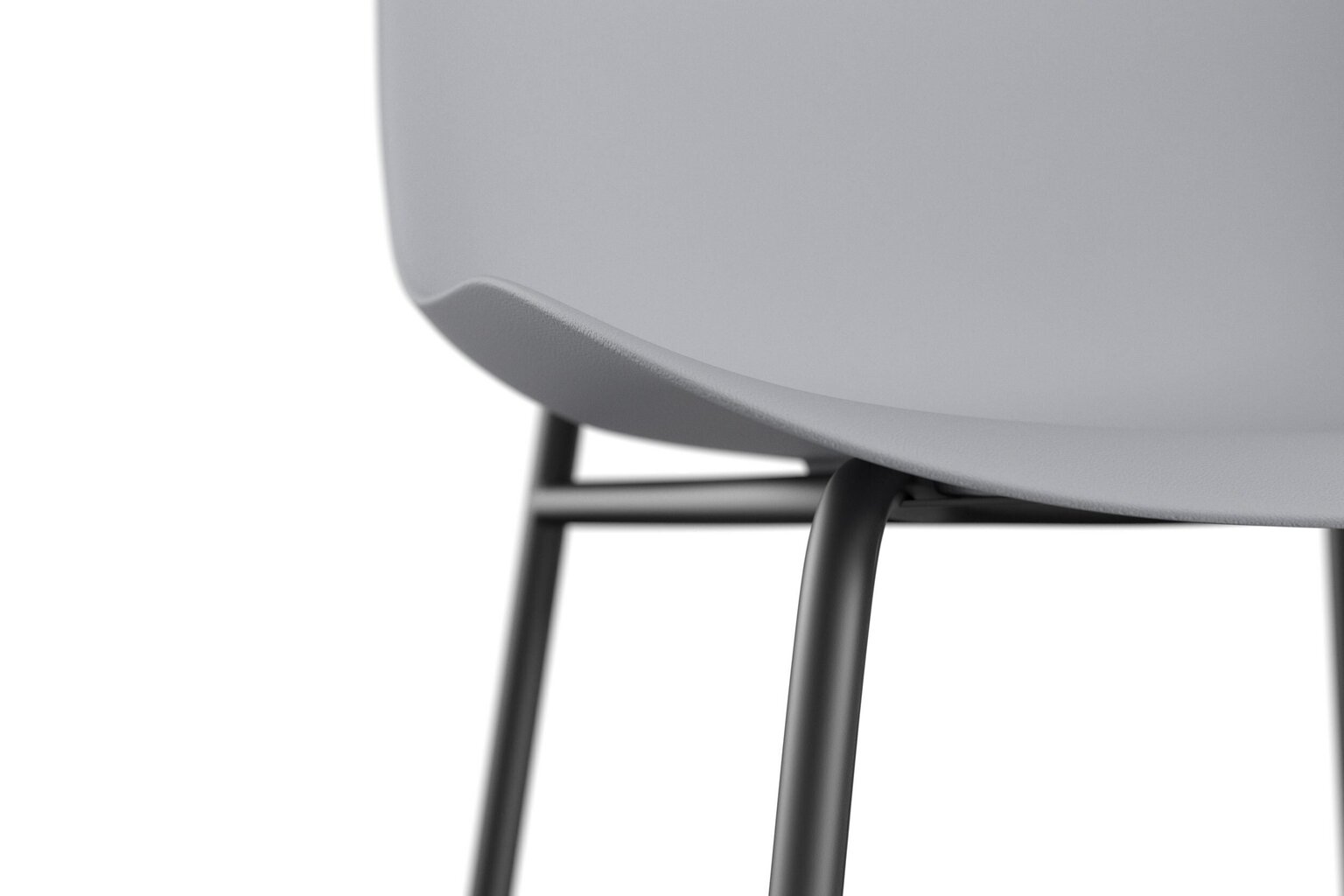 2-tooli komplekt Notio Living Orca, hall/must hind ja info | Söögitoolid, baaritoolid | kaup24.ee
