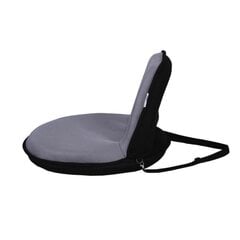 Cкладной стул, многофункциональный, серый/черный цена и информация | Садовые стулья, кресла, пуфы | kaup24.ee