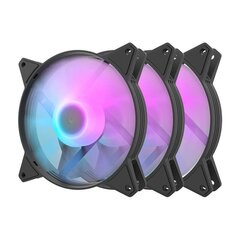 Комплект компьютерных вентиляторов Darkflash C6 3-в-1 (3 шт. 120x120) цена и информация | Компьютерные вентиляторы | kaup24.ee