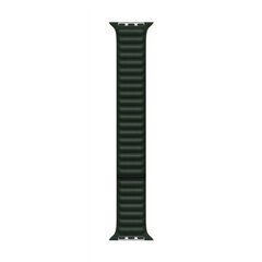 Leather Link S/M Sequoia Green цена и информация | Аксессуары для смарт-часов и браслетов | kaup24.ee