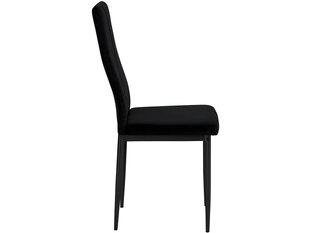 Комплект из 4 стульев Notio Living Kelis, черный цена и информация | Стулья для кухни и столовой | kaup24.ee