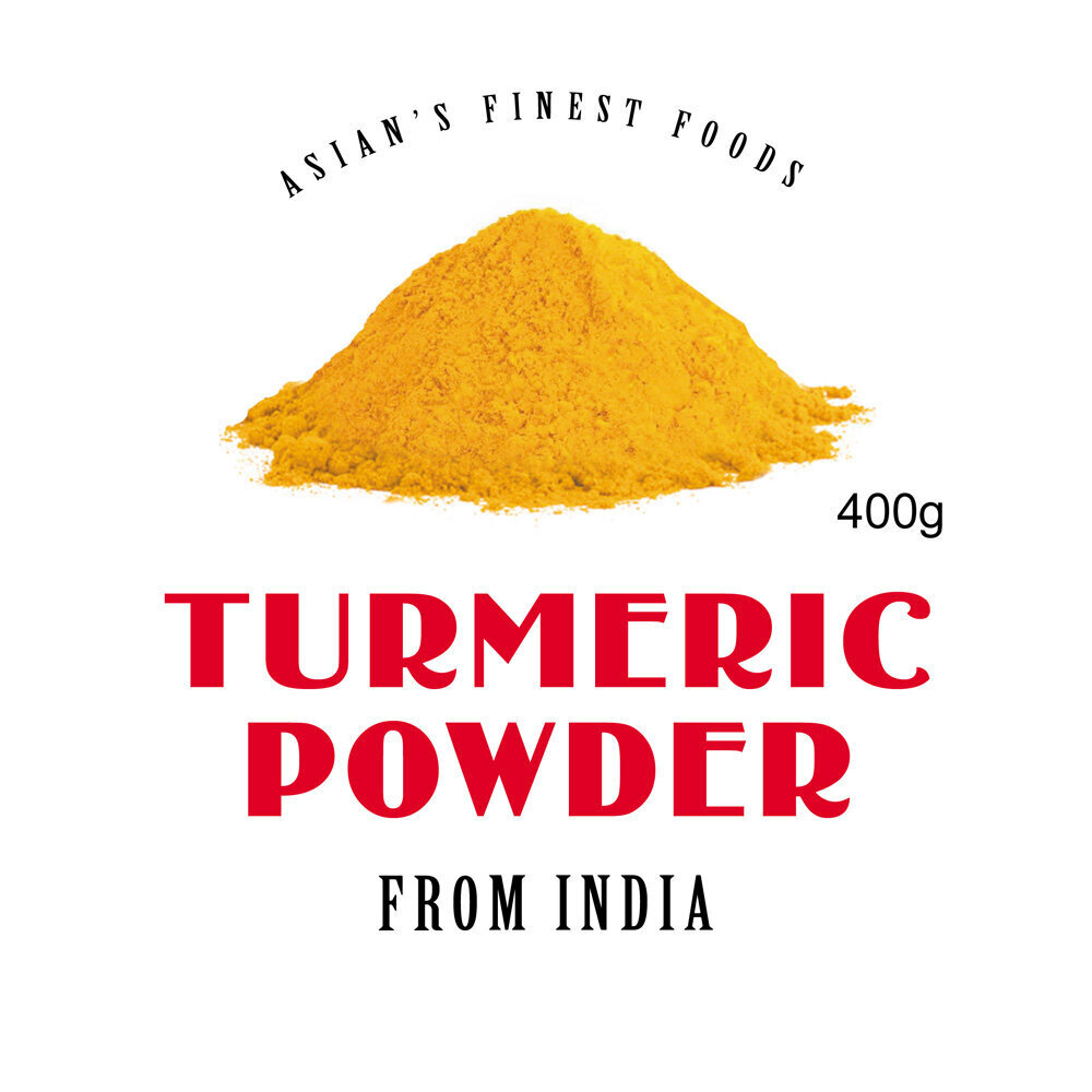 Kurkum Turmeric Powder - haldi, 400g цена и информация | Vürtsid, vürtsikomplektid | kaup24.ee