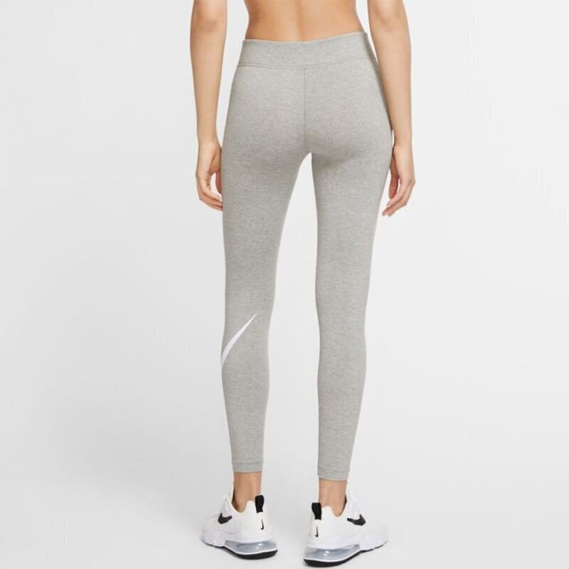 Леггинсы Nike W Sportswear Essential Mid-Rise Swoosh Leggings CZ8530-063  купить за 4 789 руб в интернет-магазин