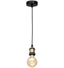 Eko-Light подвесной светильник Edison Black/Brass цена и информация | Люстры | kaup24.ee