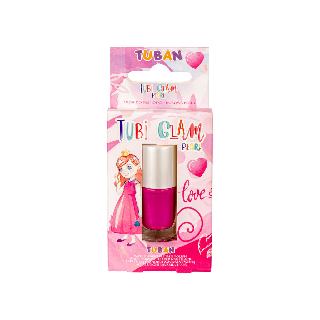 Tubi Glam - Küünelakk lastele - Roosa pärl - 5ml, Tuban TU3459 цена и информация | Küünelakid, küünetugevdajad | kaup24.ee