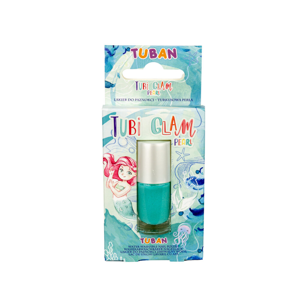 Tubi Glam - Küünelakk lastele - Türkiissinine pärl - 5ml, Tuban TU3460 hind ja info | Küünelakid, küünetugevdajad | kaup24.ee