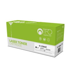 Toner H-106AC (W1106A) TFO 1k, must hind ja info | Laserprinteri toonerid | kaup24.ee