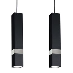 Eko-Light подвесной светильник Vidar Black/Chrome 3 цена и информация | Люстры | kaup24.ee