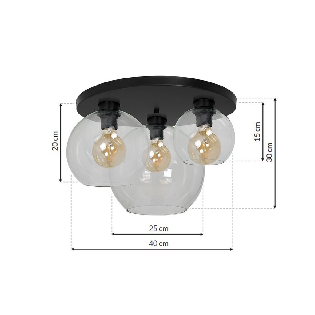 Milagro laevalgusti Sofia Clear hind ja info | Laelambid | kaup24.ee