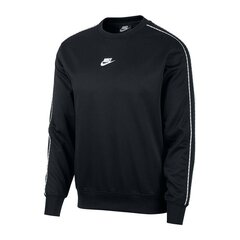 Джемпер для мужчин Nike NSW Repeat Crew M CZ7824-010, черный цена и информация | Мужская спортивная одежда | kaup24.ee