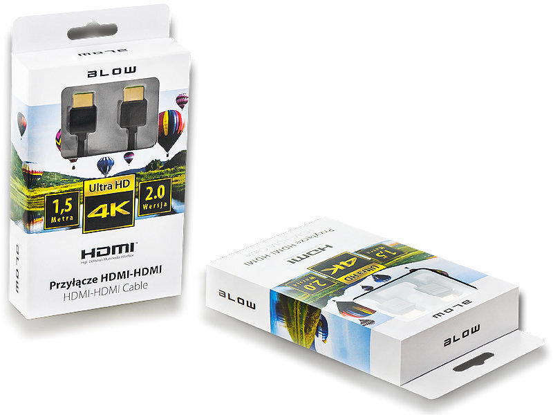 Blow, HDMI, 1.5 m цена и информация | Kaablid ja juhtmed | kaup24.ee