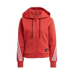 Женский джемпер Adidas Wrapped 3-Stripes W GJ5418, красный цена и информация | Женские толстовки | kaup24.ee