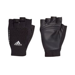 Спортивные перчатки мужские и женские Adidas Primeknit Training FT9664, черные цена и информация | Мужские шарфы, шапки, перчатки | kaup24.ee