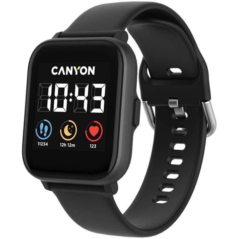 Canyon Salt SW-78 Music Black цена и информация | Nutikellad (smartwatch) | kaup24.ee