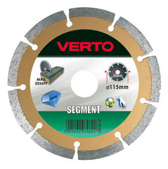 Сегментированный алмазный диск Verto, 125 мм цена и информация | Механические инструменты | kaup24.ee