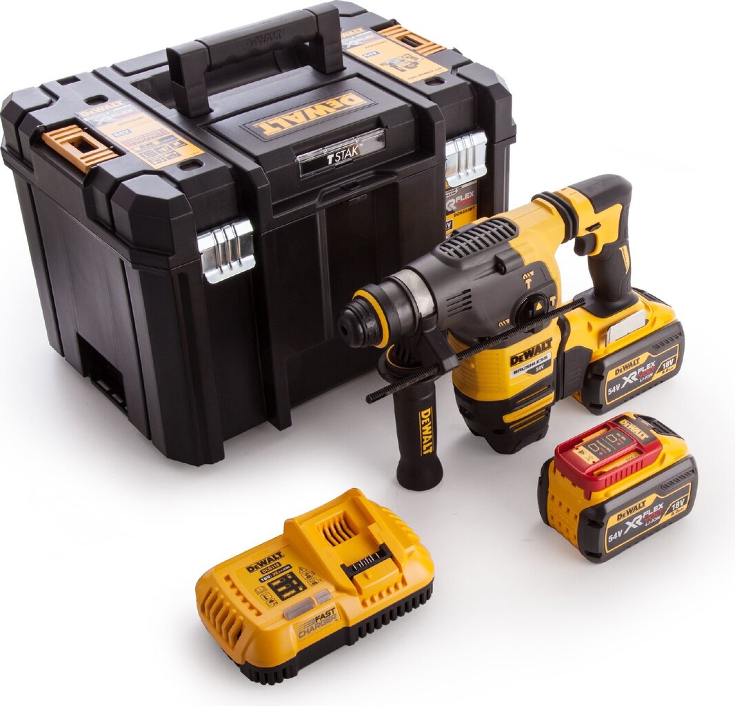 Perforatoris DeWALT SDS-Plus 54V 3,5J 2 x 9Ah DCH333X2 цена и информация | Lööktrellid | kaup24.ee