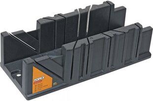 Коробка для резки(стусло) Topex, 250x65x60 мм цена и информация | Механические инструменты | kaup24.ee
