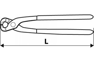 Naelatangid 250MM pehme käepide hind ja info | Käsitööriistad | kaup24.ee