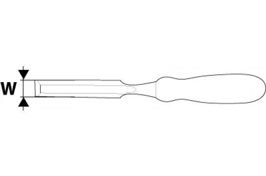 Peitel 12mm, CV Ergonoomiline käepide hind ja info | Käsitööriistad | kaup24.ee