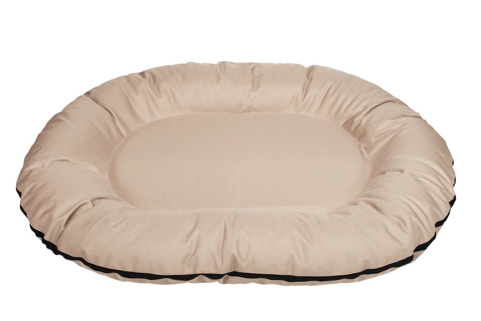 Cazo Oval Bed beež pesa koertele 105x140x17cm цена и информация | Pesad, kuudid | kaup24.ee