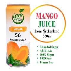 Mangomahla jook (30%), Mango juice drink, I am super juice, 330ml цена и информация | Соки, нектары | kaup24.ee