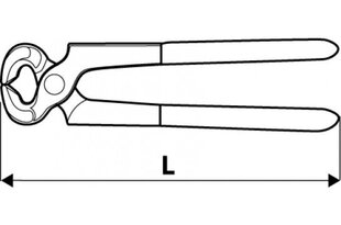 Naelatangid 200MM pehme käepide hind ja info | Käsitööriistad | kaup24.ee