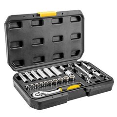 Набор ключей Topex Socket 1/4", 36 шт. цена и информация | Механические инструменты | kaup24.ee