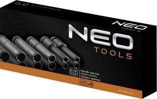 Набор насадок Neo Torx 1/2" E10-E24, 9 шт. цена и информация | Механические инструменты | kaup24.ee